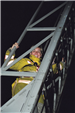 Fire Woman on a Ladder