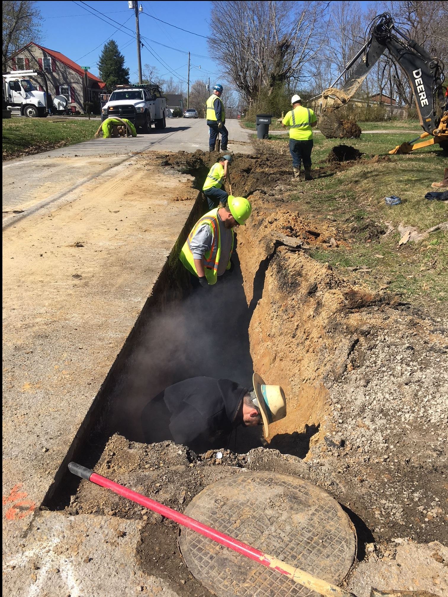 Crews Making Improvements to Sewer Main