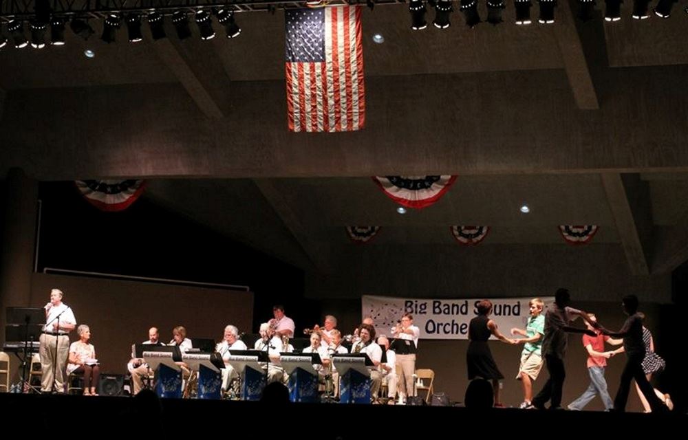 Big Band Sound performs at Dogwood Park.