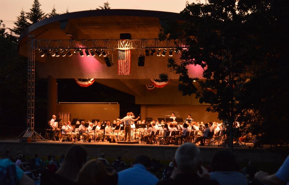Cookeville Community Band performs at Dogwood Performance Pavilion