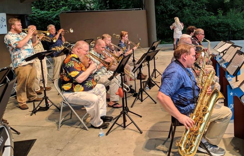 Big Band Sound Orchestra performs at Dogwood Park