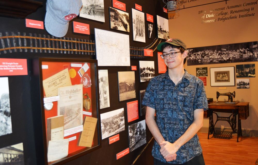Corbin Dardene at the Cookeville History Museum