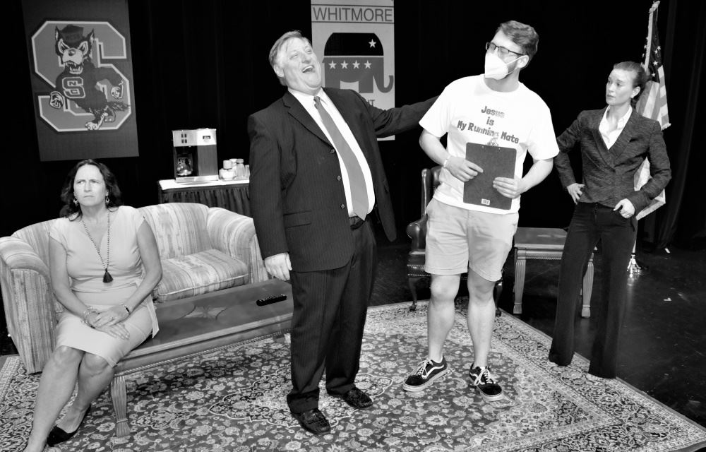 Performers rehearse for 