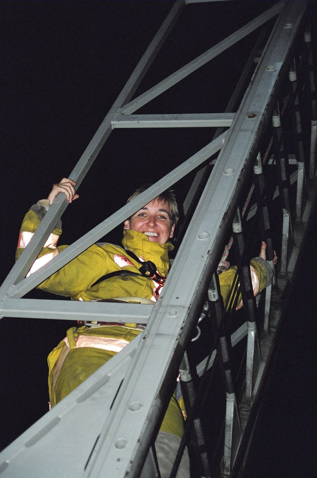 Fire Woman on a Ladder