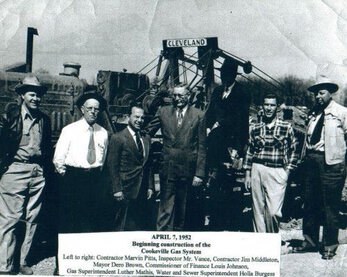 Beginning of Construction of the Cookville Gas System in April 1952