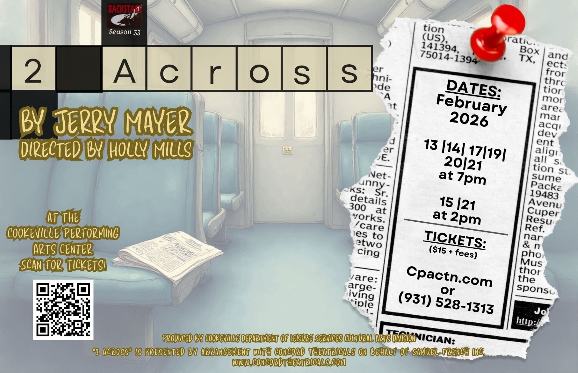 2 Across poster landscape