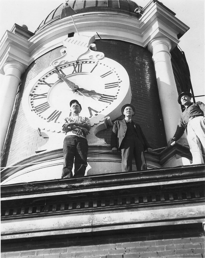 The Clock Atop the Putnam County Courthouse