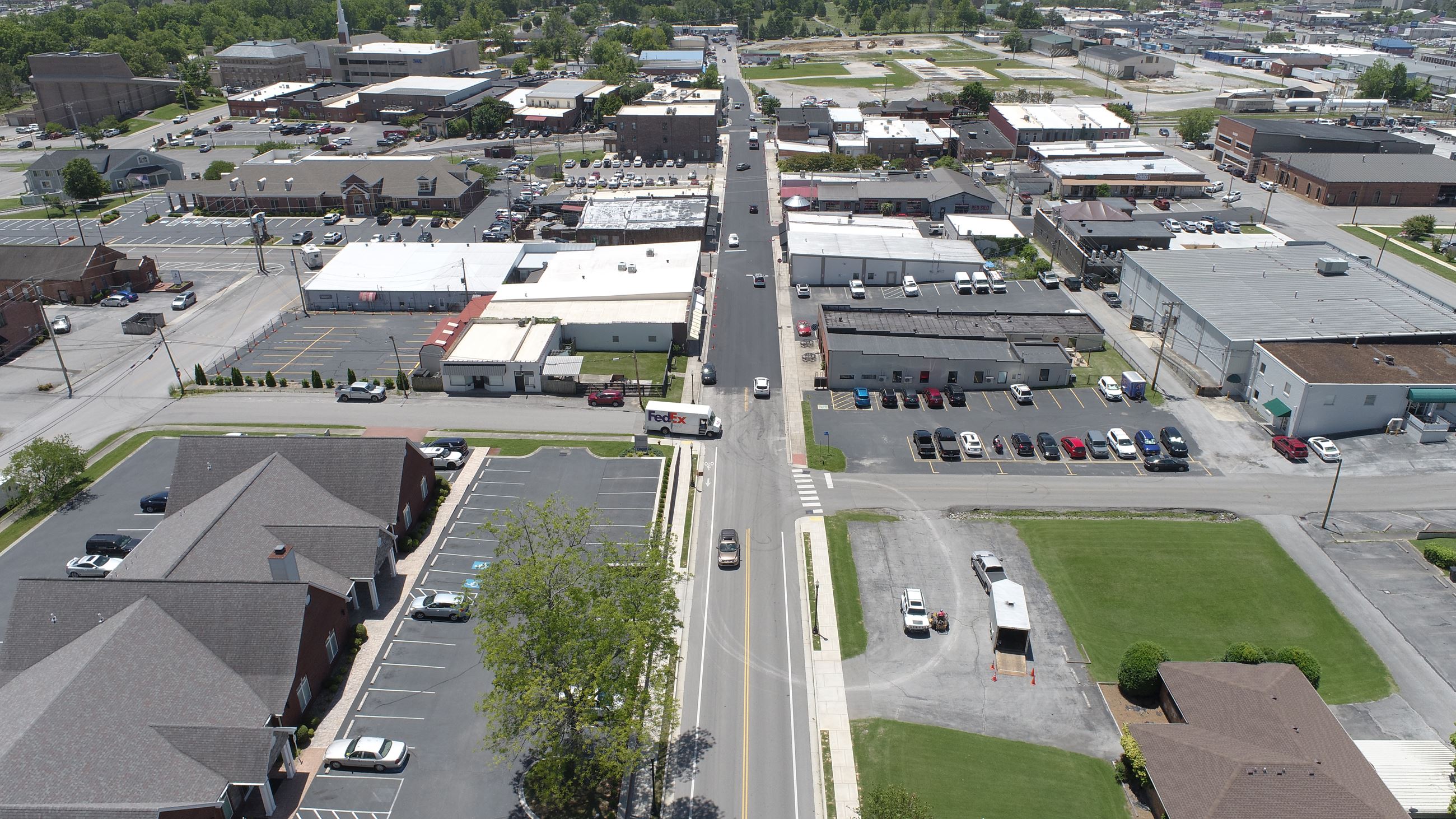N Cedar Ave Streetscape